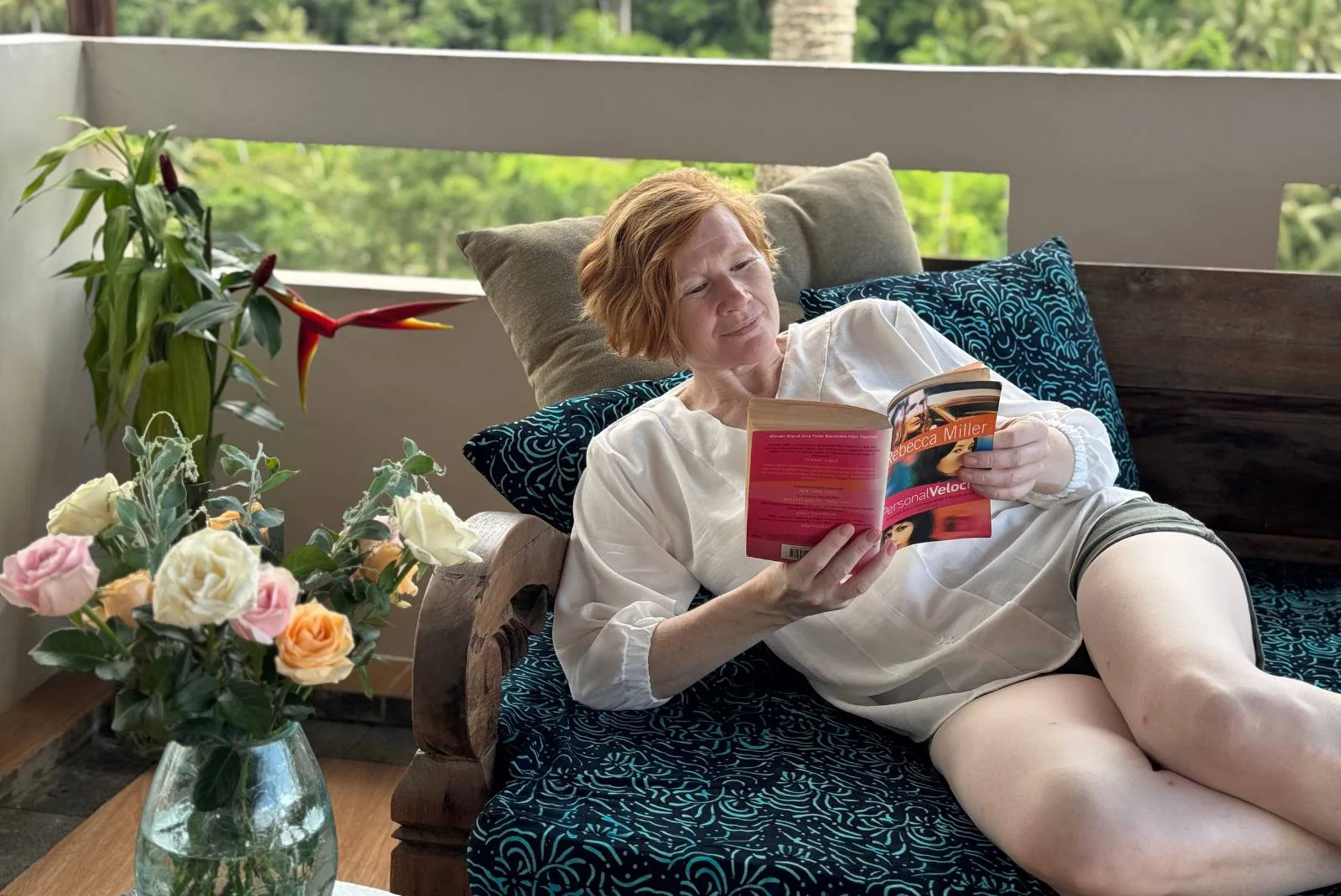 Woman enjoying a peaceful solo retreat experience in Bali